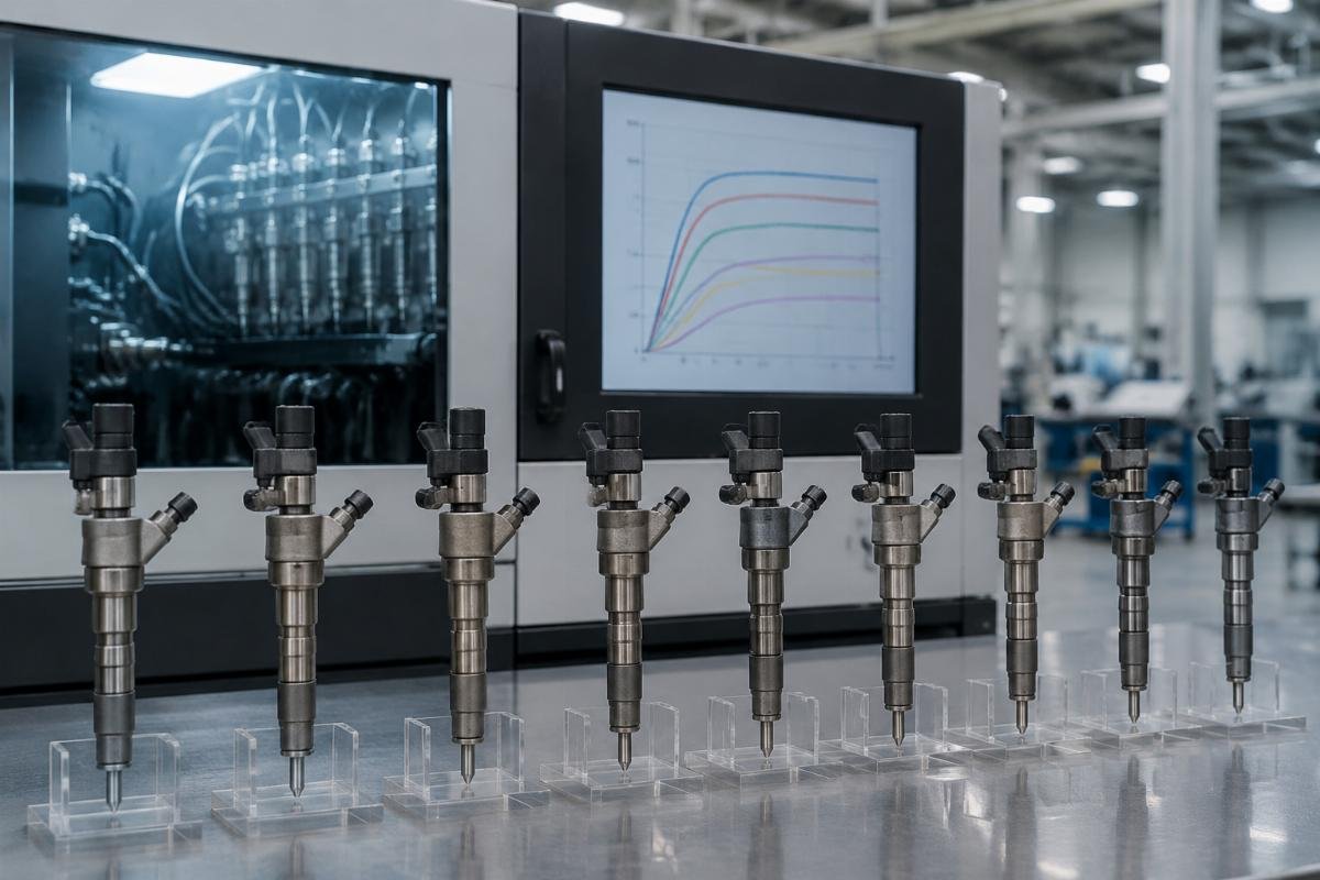 Marine engine injector performance chart