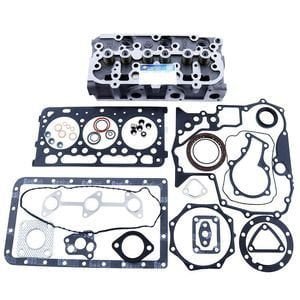 Complete Cylinder Head and Full Gasket Kit 7247453 for Kubota Engine D902 Bobcat Mini Track Loader MT55 MT85