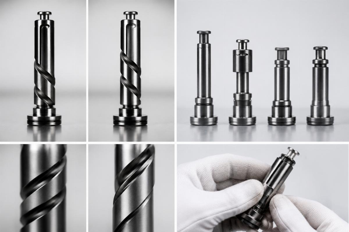 Fuel pump plunger type code decoding Bosch vs Denso plunger helix angle comparison
