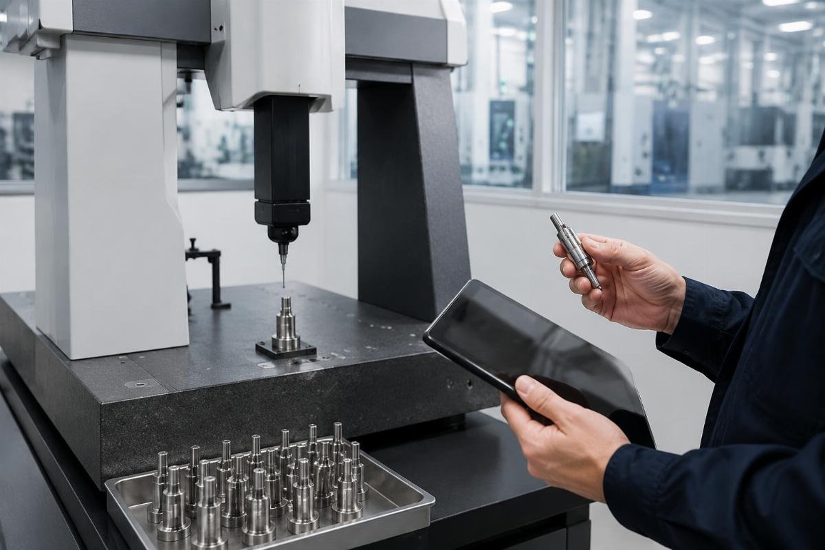 Real-time CMM report verification
