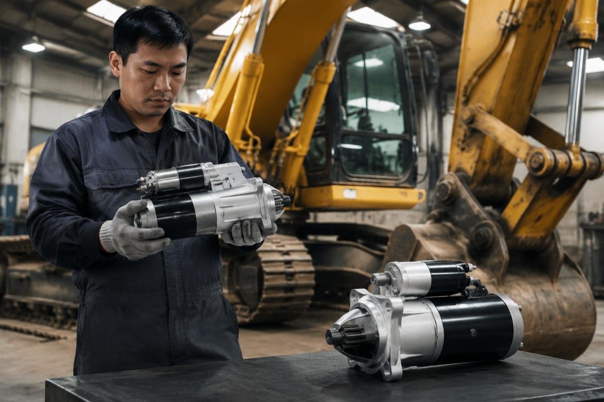How to Source 12V/24V Excavator Starter Motors From Reliable China Suppliers