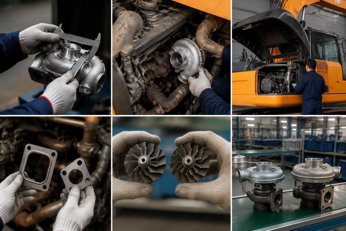 aftermarket turbocharger fitment check guide Step-by-step guide for verifying excavator turbocharger fitment