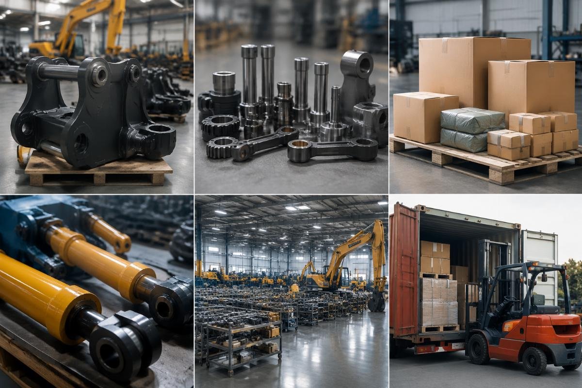 Different order size and delivery speed options for excavator parts sourcing