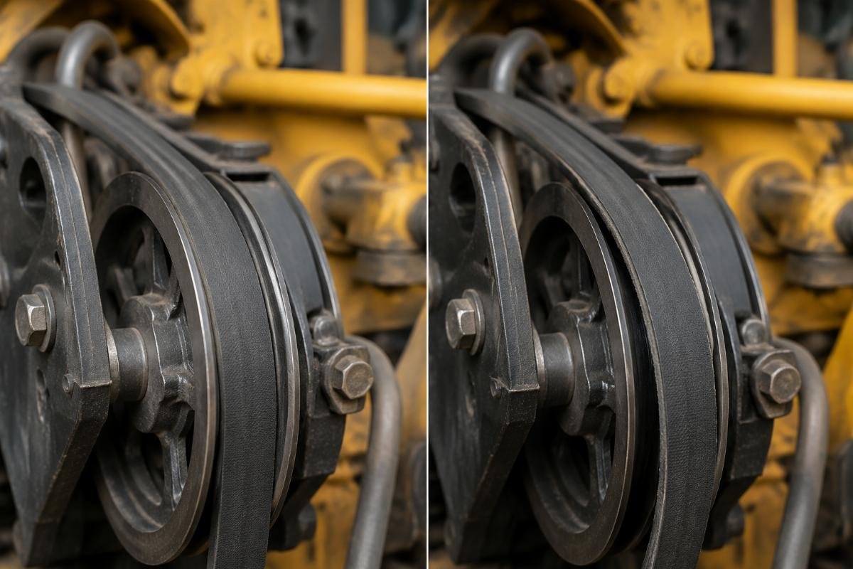 How to Avoid Excavator V-Belt Fitment Errors With China Supplier Cross Reference Tips