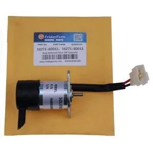 In Stock 12V Stop Solenoid 16271-60012 – Fits Kubota BX2200D KX41-2